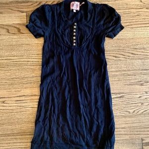 Juicy Couture black cotton dress size P